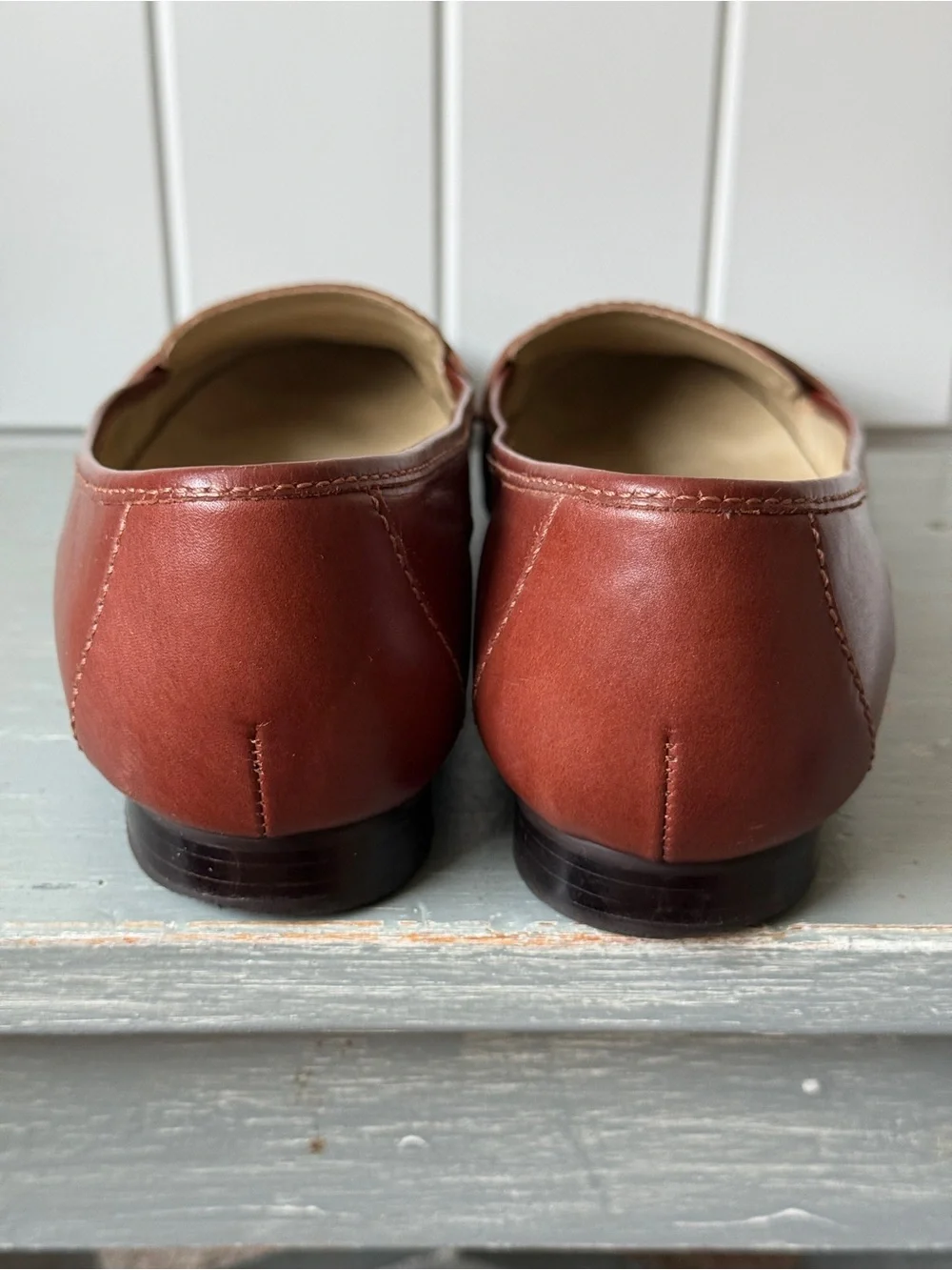Talbots Classic Women's Brown Penny Loafers Size 9B